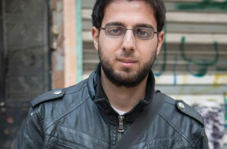 Karam Al-Masri, journaliste de l'AFP à Alep, photo non datée