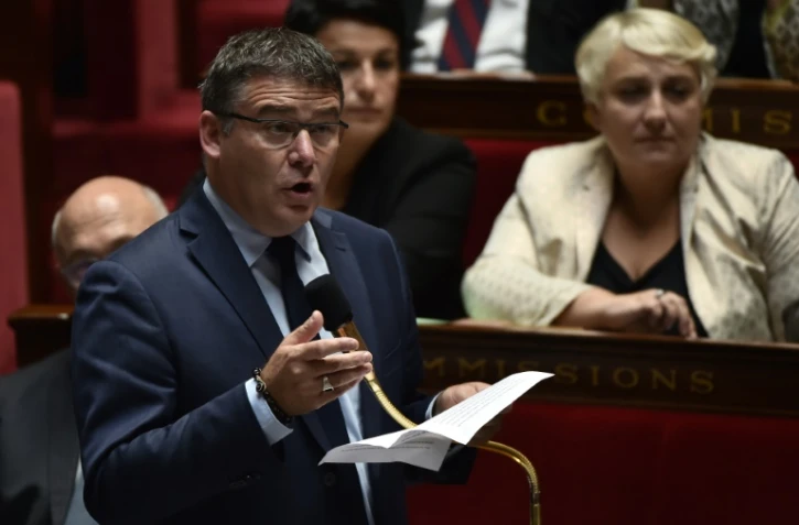 Christophe Sirugue, secrétaire d'Etat à l'Industrie, le 28 septembre 2016 à l'Assemblée nationale