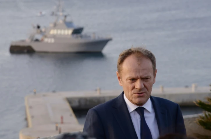 Le président du Conseil européen Donald Tusk à la veille du sommet informel de l'UE à Malte, à Valletta le 2 février 2017