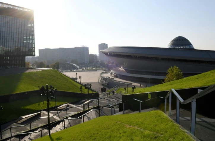 Le Centre international de conférences de Katowice (Pologne) le 12 octobre 2018.