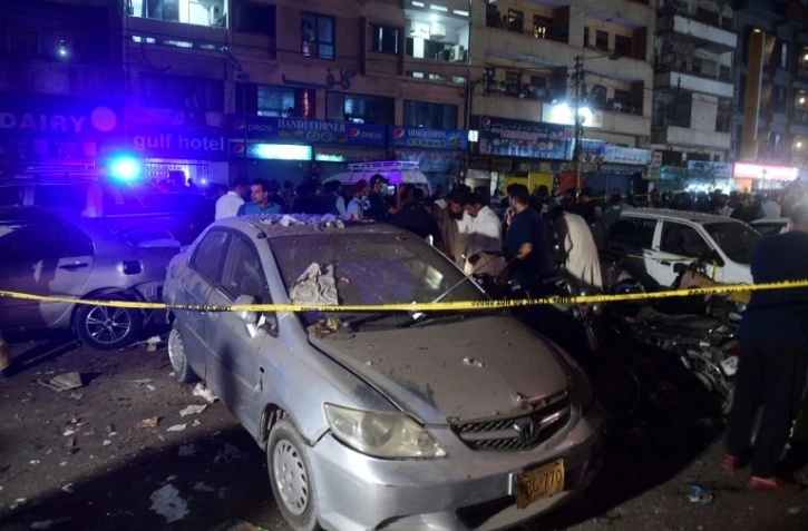 Attentat à la bombe à Karachi, le 12 mai 2022 au Pakistan
