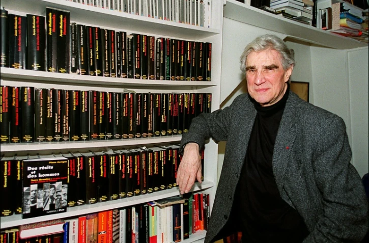 L'ethnologue Jean Malaurie, spécialiste du Grand Nord, est décédé à 101 ans. Ici dans son bureau le 3 mai 2001 à Paris.