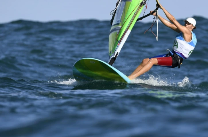 La véliplanchiste française Charline Picon, le 12 août 2016 aux JO de Rio