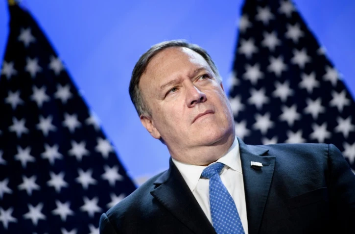 Le secrétaire d'Etat américain Mike Pompeo, le 11 juillet 2018 à Bruxelles