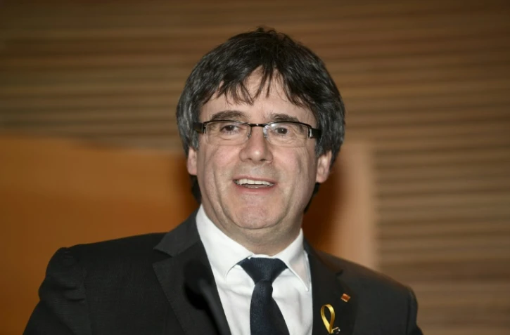 Carles Puigdemont le 22 mars 2018 à Helsinki