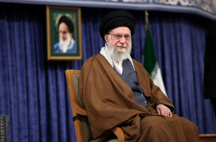 Le guide suprême iranien, l'ayatollah Ali Khamenei, le 20 octobre 2025 à Téhéran 