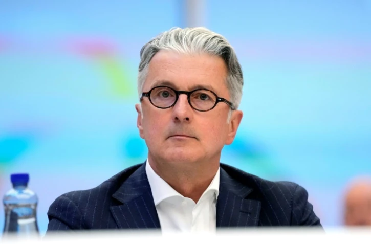 L'ancien PDG d'Audi, filiale de Volkswagen, Rupert Stadler lors de sa comparution au tribunal de Munich (Allemagne) le 16 mai 2023