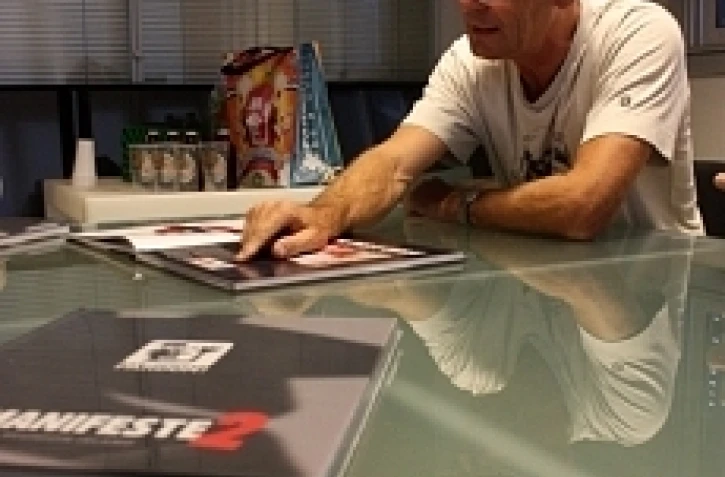 Mercredi 19 août 2009 - Peter Mertes, créateur de la marque Pardon!, fête les 25 ans de son entreprise