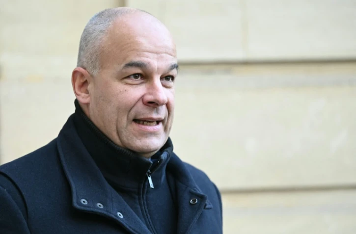 Arnaud Rousseau, le président de la FNSEA, principal syndicat agricole français, après une rencontre avec le Premier ministre François Bayrou à Matignon à Paris, le 13 janvier 2025