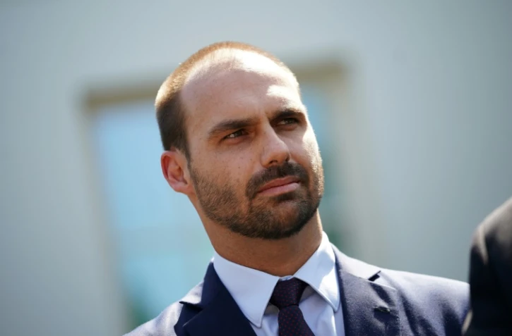 Le député Eduardo Bolsonaro, fils du président brésilien Jair Bolsonaro, à Washington le 30 août 2019