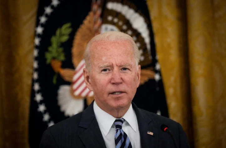 Le président américain Joe Biden à la Maison Blanche le 25 août 2021