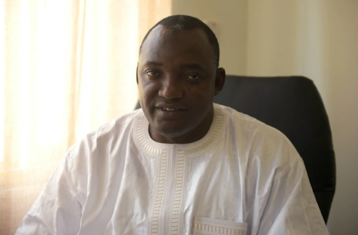 Le président gambien élu Adama Barrow à Serekunda, en Gambie, le 11 décembre 2016