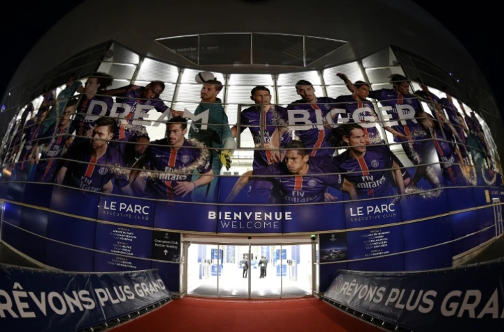L'entrée principale du Parc des Princes, le 7 décembre 2015 