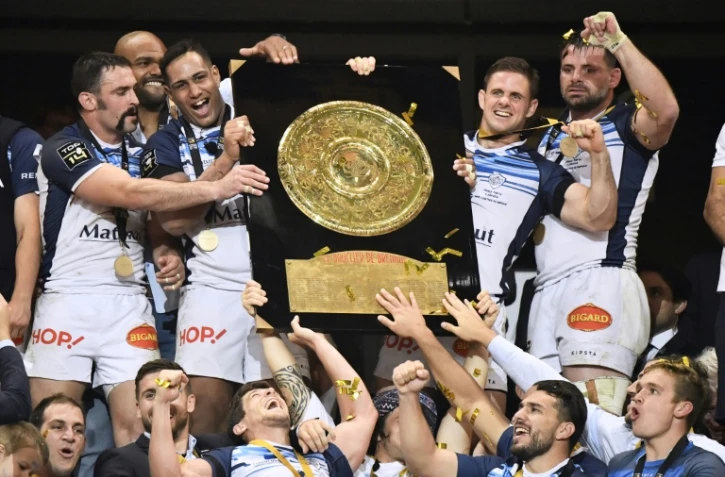 Castres, sacré champion de France après sa victoire sur Montpellier, le 2 juin 2018 au Stade de France, s'apprête à défendre son titre