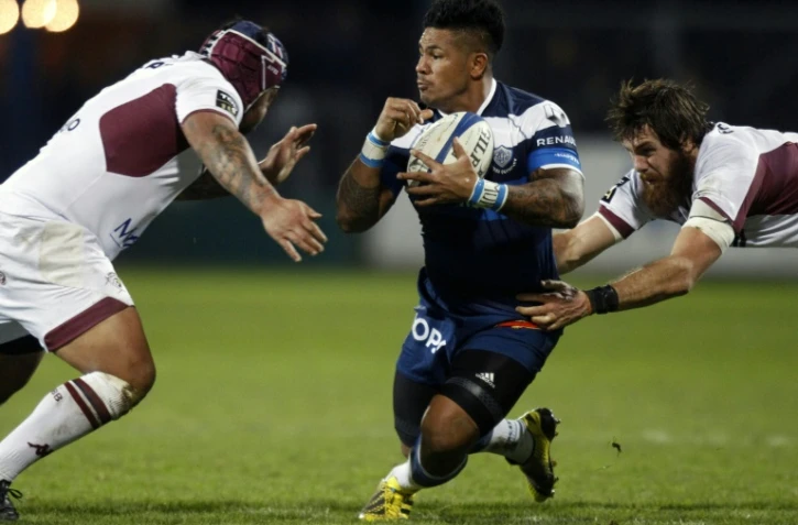 L'ailier de Castres David Smith (c) face à Bordeaux-Bègles, le 30 janvier 2016 au stade Pierre-Antoine