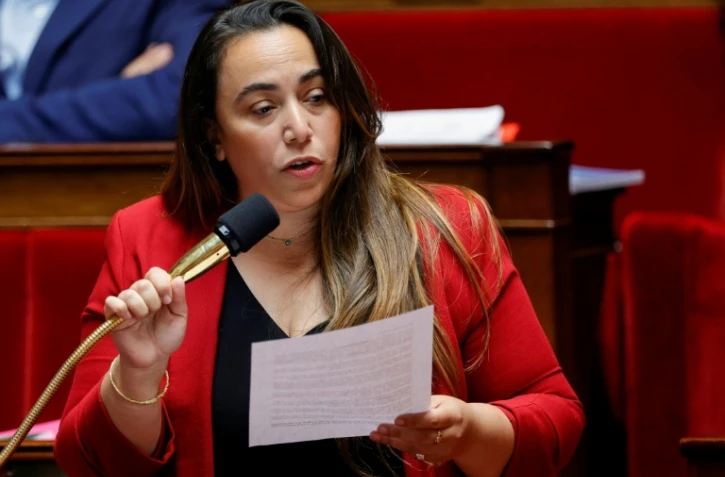 La députée écologiste Sabrina Sebaihi, rapporteuse de la Commission d'enquête parlementaire sur les fédérations sportives, à l'Assemblée nationale, à Paris, le 27 juin 2023