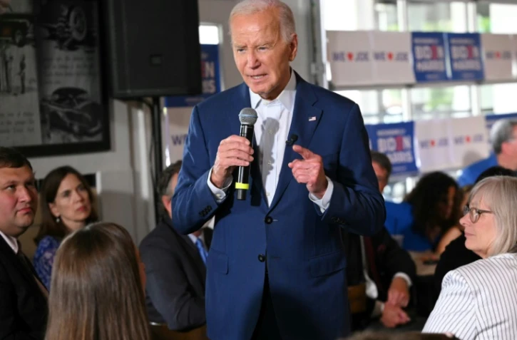 Le président Joe Biden à Northville, dans le Michigan, le 12 juillet 2024