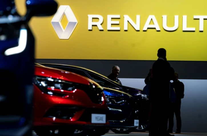 Stand Renault au salon automobile de Bruxelles le 9 janvier 2020