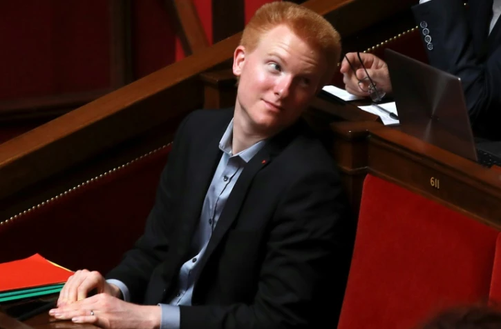 Le député Insoumis Adrien Quatennens le 2 août 2017 à l'Assemblée nationale