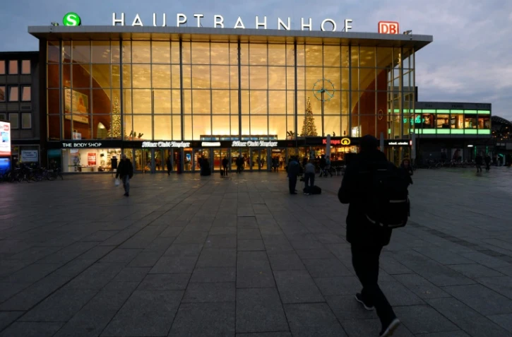 La gare ferroviaire de Cologne, dans l'ouest de l'Allemagne le 7 janvier 2016