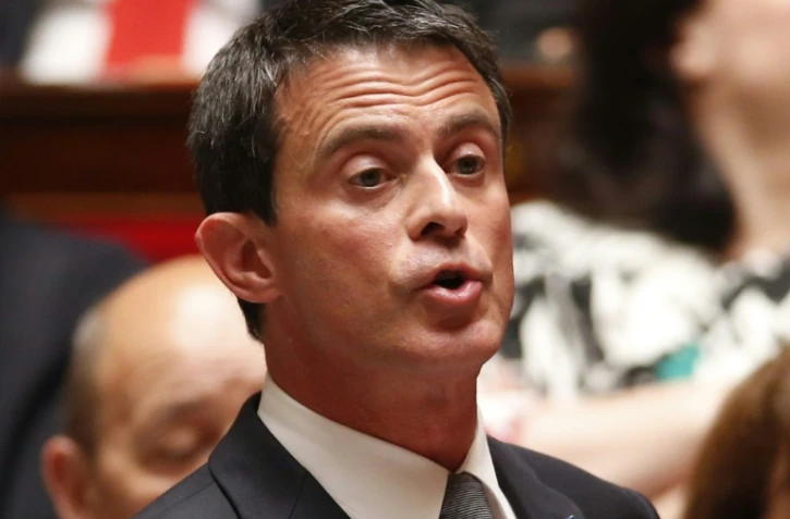 Le Premier ministre Manuel Valls à l'Assemblée nationale le 25 mai 2016