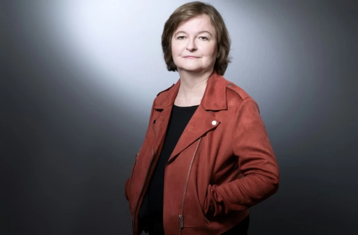 La tĂȘte de liste LREM aux Ă©lections europĂ©ennes, Nathalie Loiseau, le 25 mars 2019 Ă Paris