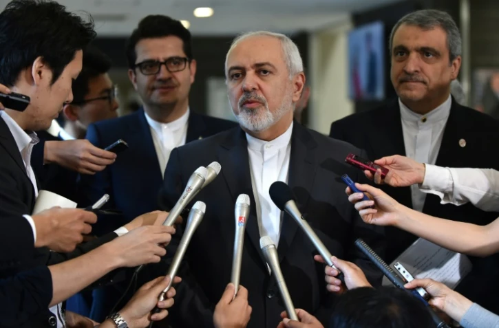 Le ministre des Affaires Etrangères iranien Mohammad Javad Zarif le 16 mai 2019 à Tokyo au Japon