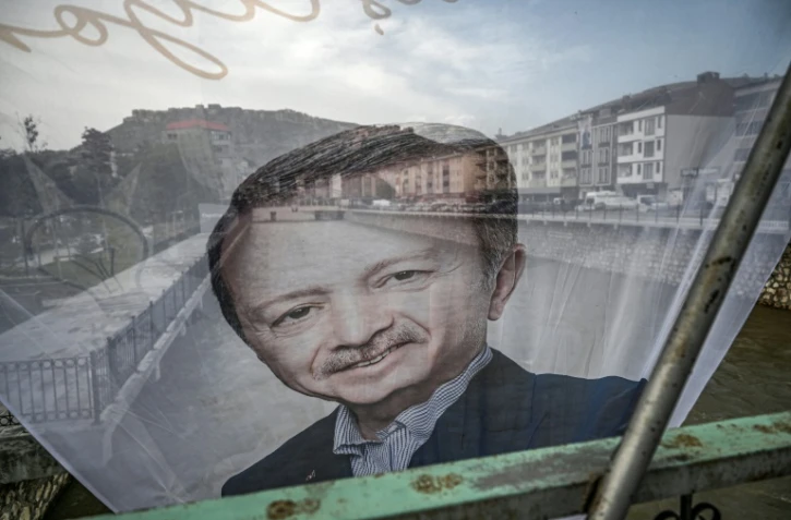 Bayburt, petite ville d'Anatolie orientale et "fortresse Erdogan", a massivement voté au premier tour pour le président sortant Recep Tayyip Erdogan. Bayburt 23 mai 2023.