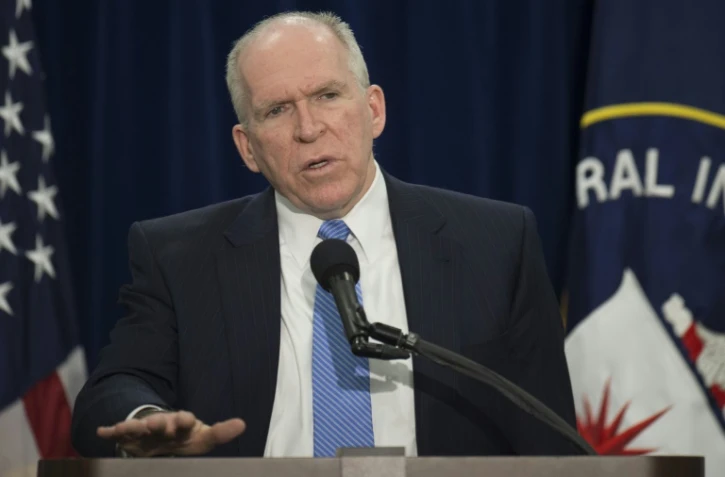 John Brennan, le directeur de la CIA, lors d'une conférence de presse à Langley, le 11 décembre 2014
