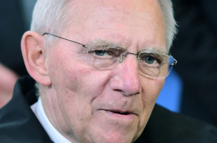 Le ministre des finances allemand Wolfgang Schauble lors d'une réunion de l'Eurogroup des ministres des finances à Bruxelles le 26 janvier 2017 