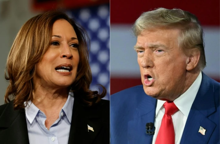 Combo photo de Donald Trump et Kamala Harris, créé le 9 septembre 2024