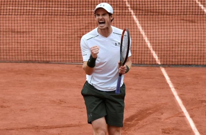 Le Britannique Andy Murray lors de son match victoirieux face à l'Américain John Isner, le 29 mai 2016 à Roland-Garros