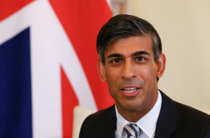 Le Premier ministre britannique Rishi Sunak à Londres, le 15 octobre 2023