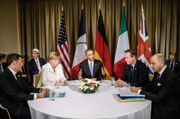Des leaders mondiaux au sommet du G20, le 16 novembre 2015 Ă  Antalya en Turquie