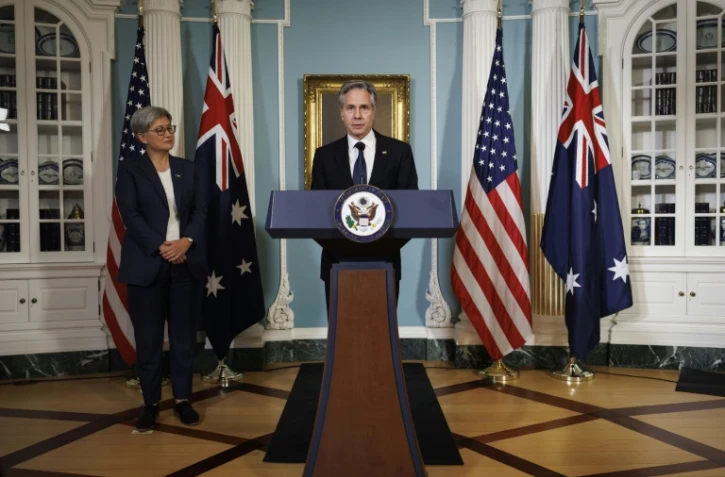 Le secrétaire d'Etat américain Antony Blinken s'exprime au département d'Etat à Washington, le 5 août 2024