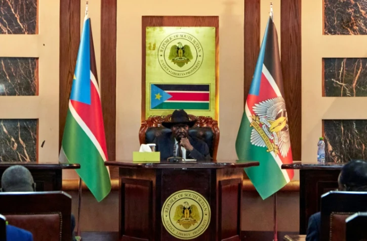 Le président du Soudan du Sud Salva Kiir, le 22 février 2020 à Juba
