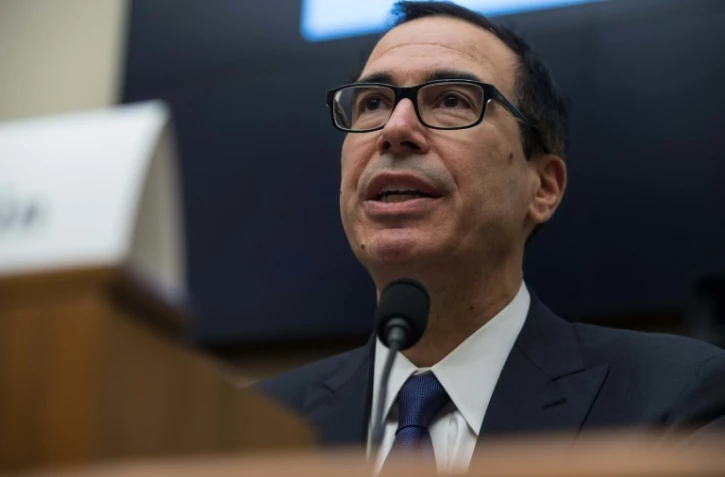 Le secrétaire au Trésor américain, Steven Mnuchin, le 27 juillet 2017 à Washington