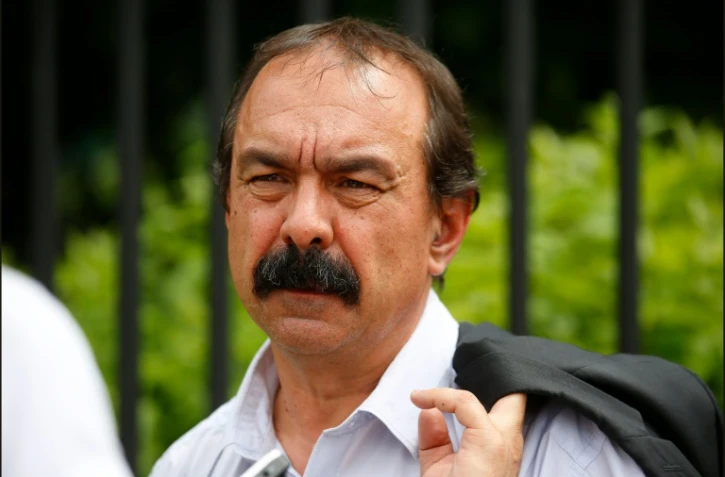 Philippe Martinez le 10 juin 2016 à Villiers-le-Bel