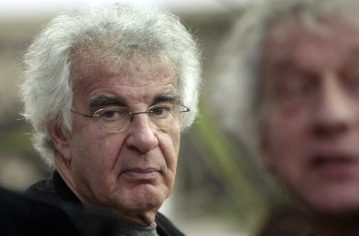 L'ex-porte-parole de LCR Alain Krivine assistant au premier congrès du NPA à La Plaine-Saint-Denis, au nord de Paris, le 7 février 2009