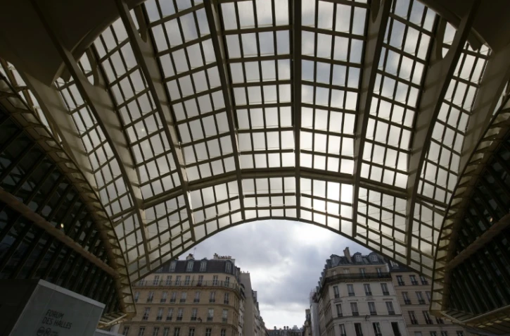"La Canopée" des Halles, le 4 avril 2016