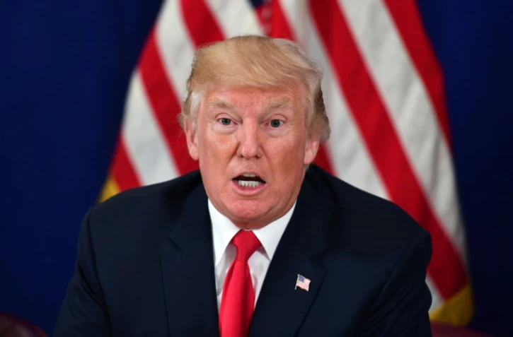 Le président américain Donald Trump dans son club de golf dans le New Jersey, le 10 août 2017