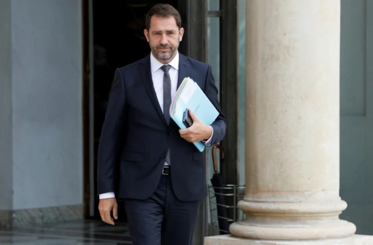 Le secrétaire d'Etat chargé des Relations avec le Parlement et porte-parole du gouvernement, Christophe Castaner, à l'Elysée le 28 juin 2017