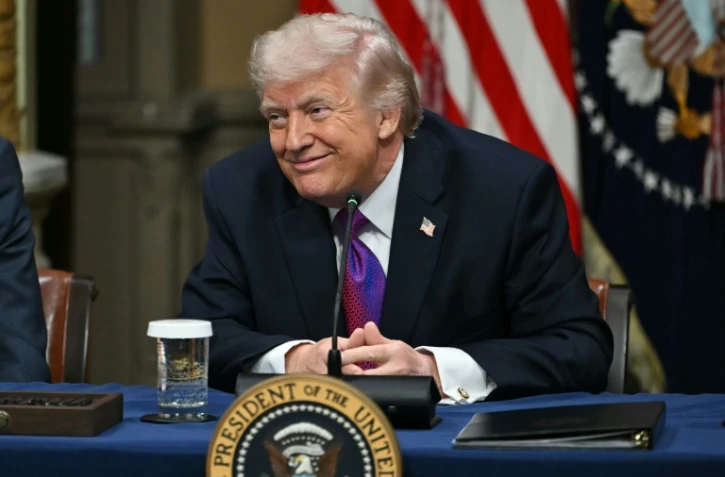 Le président américain Donald Trump pendant une table ronde à Washington, aux Etats-Unis, le 4 mars 2026