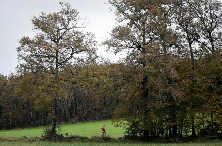 Un chasseur en novembre 2021 dans le Lot