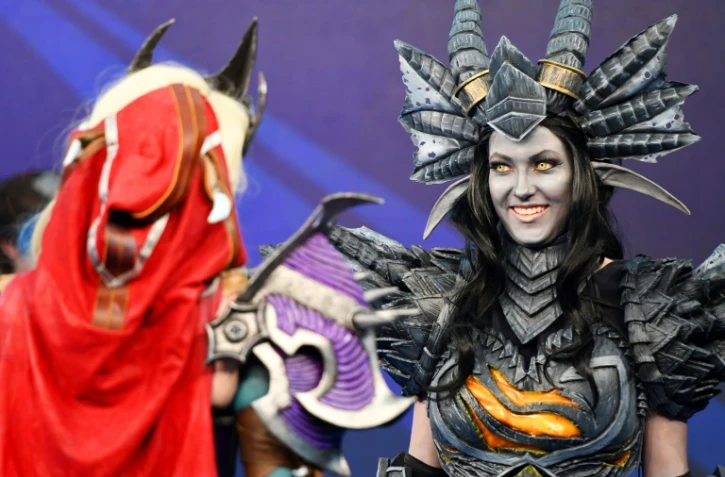 Le salon du jeu vidéo "gamescom" à Cologne, le 22 août 2017