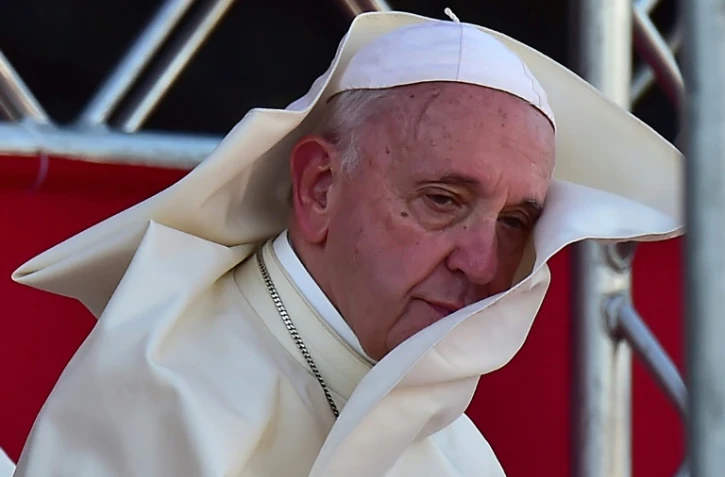 Le pape lors d'un rassemblement au stade Rommel Fernandez Stadium de Panama City, le 27 janvier 2019