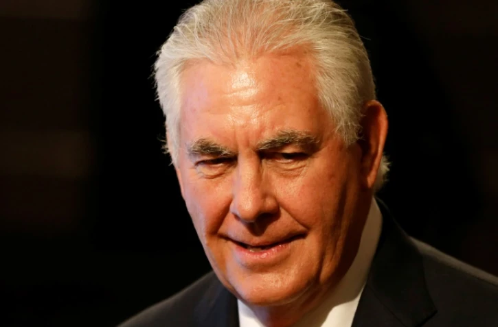 Le Secrétaire d'état américain Rex Tillerson à son arrivée à l'ASEAN, le 6 août 2017 à Manille