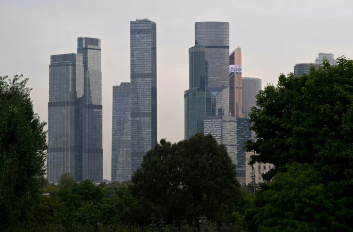 Le quartier d'affaires Moscou City, dans la capitale russe, le 18 août 2023