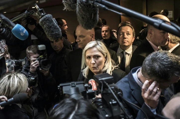 Marine Le Pen le 20 octobre 2015 à Lyon