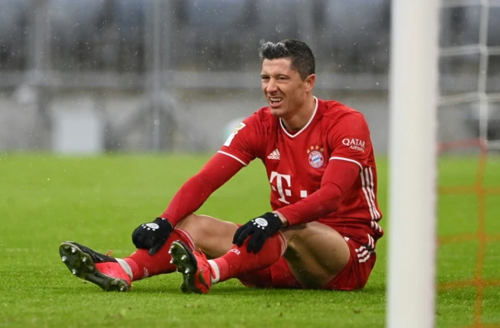 L'attaquant polonais du Bayern Munich, Robert Lewandowski, lors du match de Bundesliga contre Fribourg, le 17 janvier 2021 Ă Munich